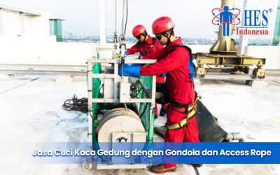 Jasa Cuci Kaca Gedung dengan Gondola dan Access Rope