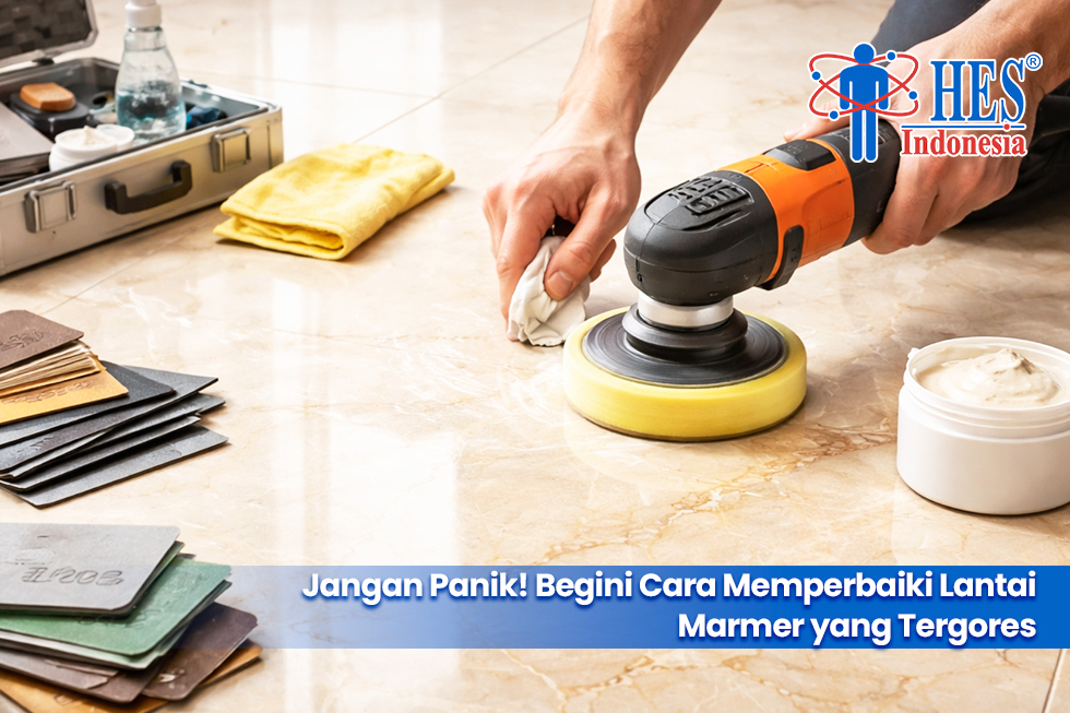 Cara Memperbaiki Lantai Marmer yang Tergores